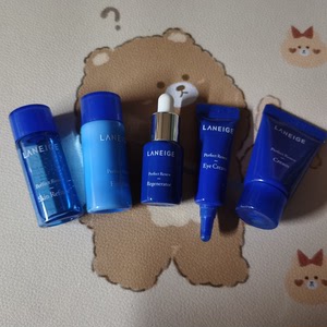 免税店赠品兰芝致美青春五件套护肤小样旅行装水乳精华眼霜面霜