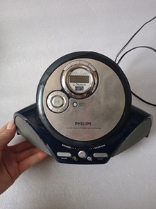 飞利浦 cd随身听 exp3373/15,通电如图,不读碟