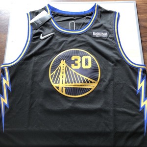 全新 包邮 勇士队库里30号球衣#城市版黑色背心篮球服【刺绣_阿里巴巴