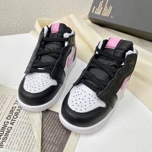 乔丹 aj1儿童版魔术贴女童休闲运动鞋24码25