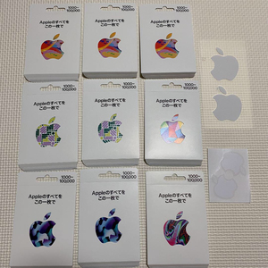 日本苹果礼品卡apple gift card 1000日元ー