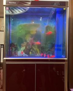森森H2Y6-1000ED落地鱼缸，酒红色，参数详见淘宝旗舰