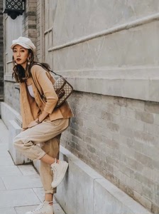 古家 马鞍包倪妮明星同款 马鞍包复古网红单肩包斜挎包时尚女