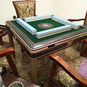 二手全自动餐桌麻将机八成新 56大牌家用 距离近包安装送货