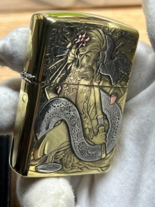 quercia旗舰店天猫quercia艾斯普里煤油打火机纯铜浮雕复古立体做旧