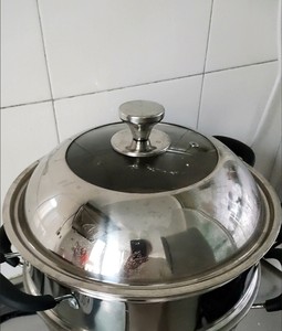 不锈钢锅盖家用炒菜锅盖子28cm-42cm炒锅锅盖通用透明锅