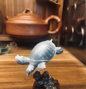 猪鼻龟 飞河龟 手办 猪鼻龟摆件 全品 17cm 现货全新价
