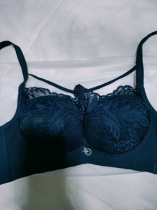 全新歌瑞尔品牌内衣文胸,a75码,深蓝色