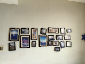 梓晨 实木照片墙 适合生活照的相片墙 20框创意组合相框墙