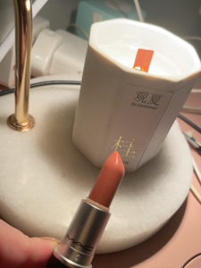 元气少女小呜淘宝mac 口红,646红棕色,小红书经典色号.