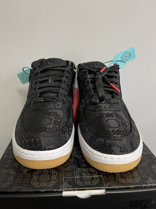 af1黑丝绸三方联名 clot fragment 藤原浩 撕