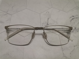 全新aojo眼镜框，FAELI7013，C03银色，近视镜框