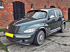 克莱斯勒pt漫步者改装 复古轮毂 15寸