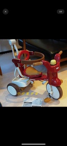 原装进口日本iimo2代儿童折叠免安装三轮车脚踏遛娃便捷手推