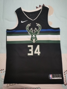 nba雄鹿字母哥34号球衣  非阿迪李宁安踏彪马