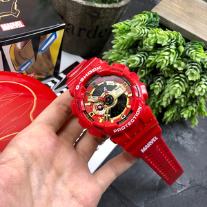 卡西欧ga-110钢铁侠红色,漫威脑残粉 现在没生活费了,便