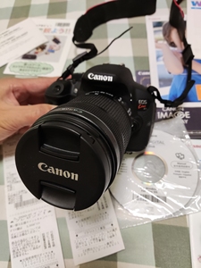 佳能x7i单反相机,镜头18-135mm,16年在日本yam