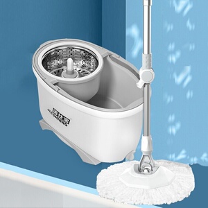 全新 洁仕宝 小目标旋转甩水甩干拖把 家用新型拖把地拖瓷砖托