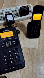 飞利浦 固定电话 子母机 无绳电话 型号:DCTG182。子