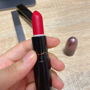 mac rubywoo口红707 蓝调复古红 魅可707口红