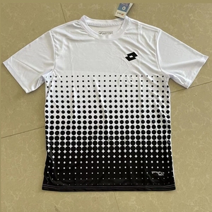 lotto运动休闲t恤男短袖上衣学生运动训练服户外训练服 速