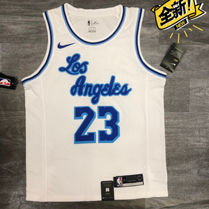 nba新赛季aj湖人队23号詹姆斯球衣城市版库兹马戴维斯黑曼