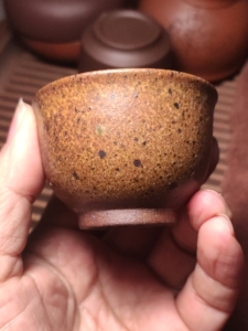 前墅古龙窑柴烧杯
