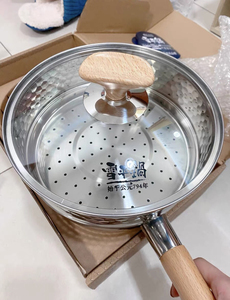 正品神田雪平锅kanda日本原装进口雪平锅443食品级不锈钢