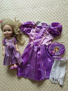 【二手】索菲亚公主娃娃套装+玩具反斗城发声娃娃+土豆太太【7