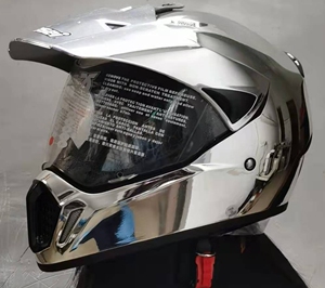 全新masei电镀银头盔男女钢铁侠摩托车赛车电瓶车四季防晒