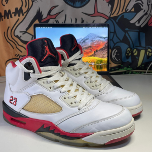 aj5 乔五 43码 火焰红 fire red 红白配色 老