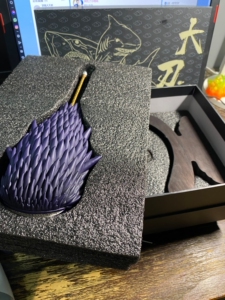 火影忍者忍刀七人众 鲛肌 开箱刀