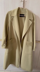 迪赛尼斯双面尼大衣全羊毛长款大衣商场购买穿过几次便宜出，生完