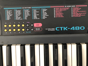 卡西欧 ctk-480电子琴,成色很好!全部功能正常.邮费自