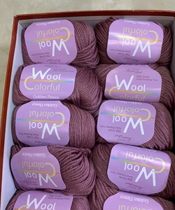 罗莎琳达6010菲利斯绒亮丝粗羊毛线，含46%超细进口羊毛，