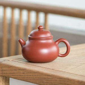 红月容天壶170cc自用宜兴紫砂壶匠人马小琴手工制紫砂茶壶