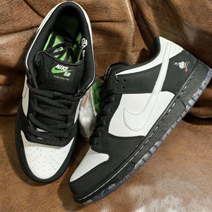 黑鸽子联名 staple x nike dunk sb lo