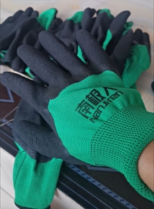 全新【100双装】耐磨王劳保手套耐磨防滑工地橡胶劳保手套批发