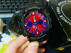 gshock卡西欧手表 ga120b 蜘蛛侠配色 正品