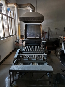 滚筒式煎饼机,直烧型,使用了4个月,因转行现对外转让,机器内