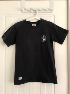 wtaps黑色双头鹰t恤短袖尺码s, 女生可以穿.