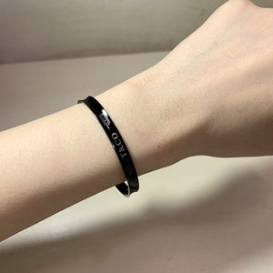 tiffany蒂芙尼 1837系列开口手镯黑钛手镯