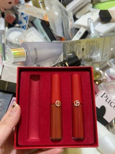 阿玛尼唇釉口红  丝芙兰专柜买的礼盒装三支500+