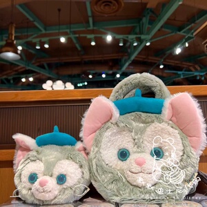 上海迪士尼卡通杰拉多尼画家猫斜挎包中号手提包装饰包包