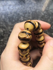 紫竹根手串 紫竹鞭不一样的佛珠 单圈手持 108
