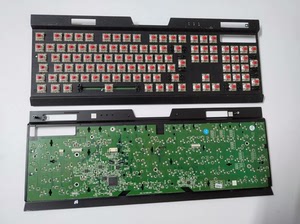 原装公司海盗船机械键键盘红轴50元银轴90元一片，几乎新的可