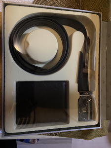 杉杉皮带加钱包全新带包装!