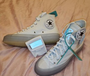 匡威 1970s 高帮 联名张艺兴口袋水晶夜光荧光绿底