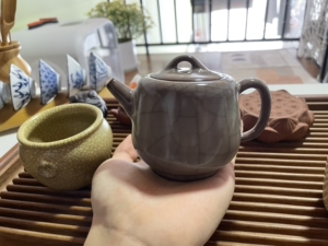 龙泉青瓷周光武 丽水市工艺美术大师 大国工匠 传世哥窑小茶壶