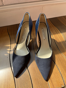 zara女鞋 高跟鞋 尖头 跟高7cm 39码